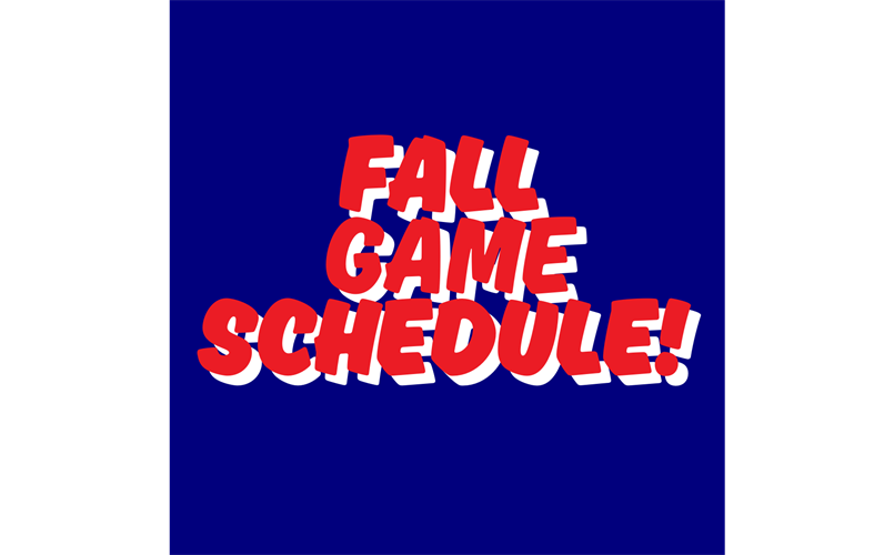 Fall 2025 Game Schedule
